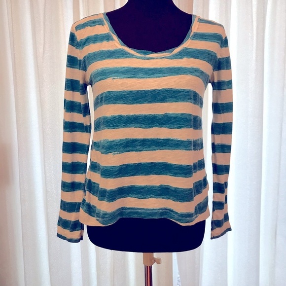 Aeropostale Breton Striped Long Sleeve Tee Medium - Picture 8 of 8